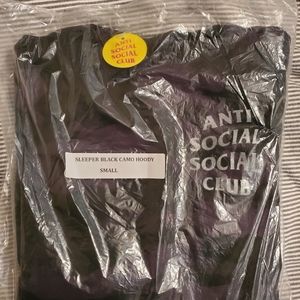 Anti Social Social Club: camo sweatshirt/hoodie